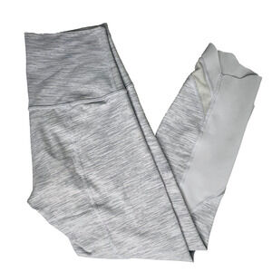 Lululemon Wunder Under Crop II‎ Scallop 24" Nimbus Battleship Women's Size 4